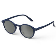 Navy blue round sunglasses